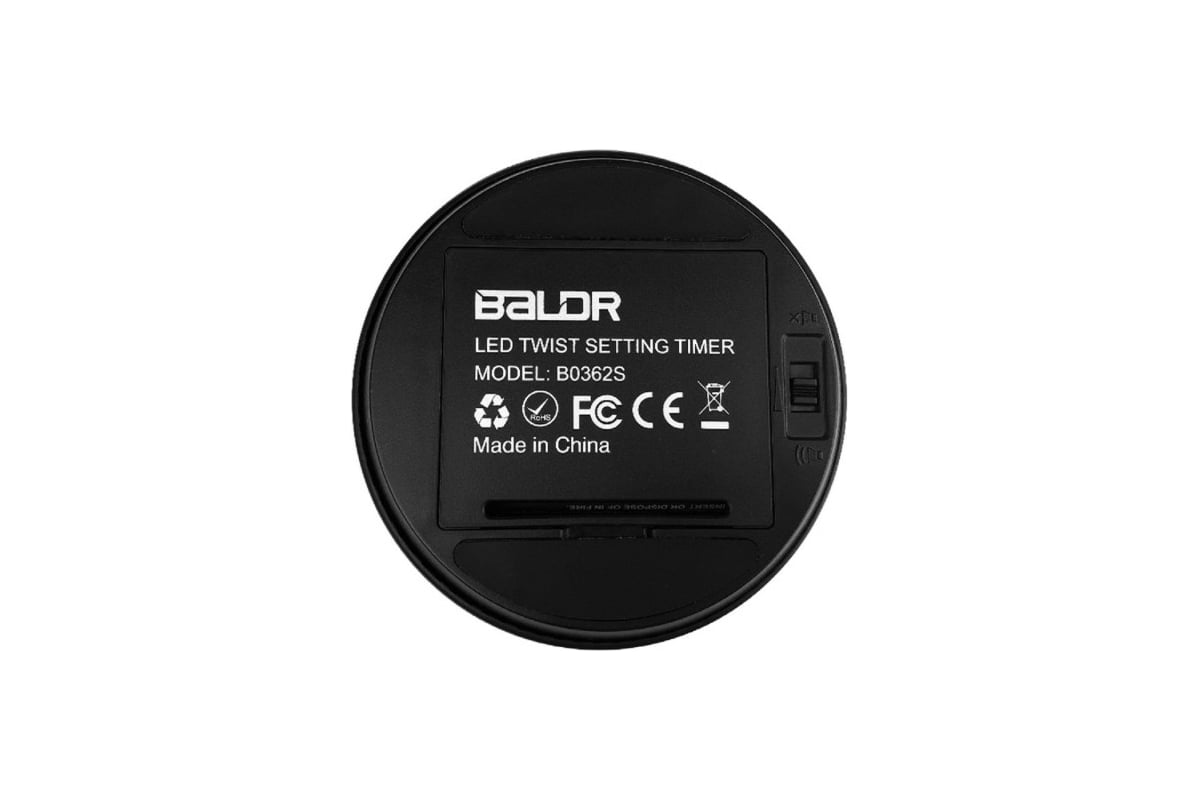 Black timer. Black timer