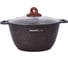 Кастрюля Kukmara АП линия Granit Ultra Induction original 4 л, со стеклянной крышкой кгои42а 1