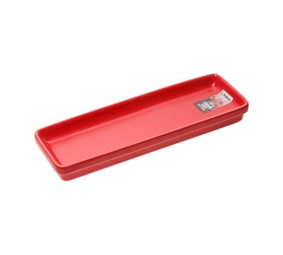 Керамическое прямоугольное блюдо PERFECTO LINEA Asian 24.5x7.5x3 см, красный 17-102455