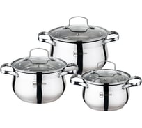 Набор посуды Rainstahl RS/CW 1453-06 6 предметов, 2,1 л, 2,9 л, 3,9 л 1453-06RS/CW