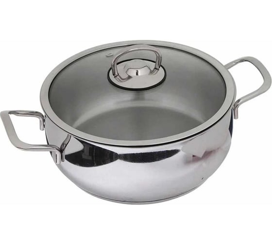 Кастрюля Rainstahl RS\CS 2108-20 со стеклянной крышкой 2 предмета 2,8 л 2108-20RS\CS