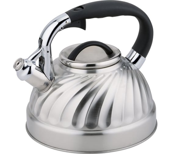 Металлический чайник Rainstahl RS\WK 7633-30 со свистком 3,0 л 7633-30RS\WK 1