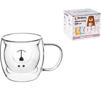 Стеклянная кружка PERFECTO LINEA Bear с двойными стенками, 250 мл 30-125201