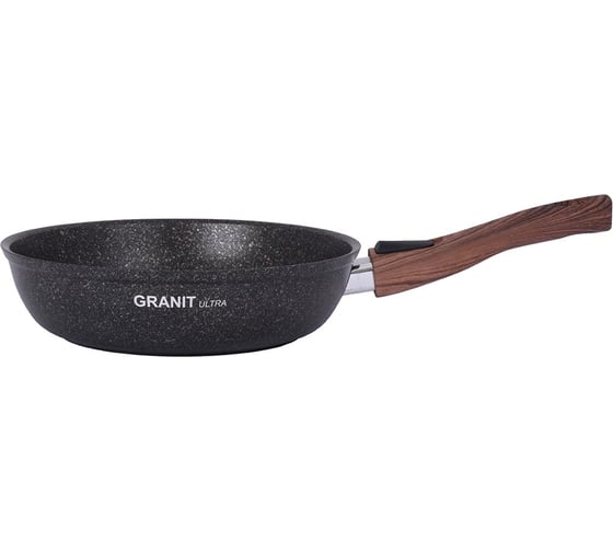 Сковорода Kukmara линия Granit ultra 240 мм со съемной ручкой, антипригарное покрытие original сго242а 1