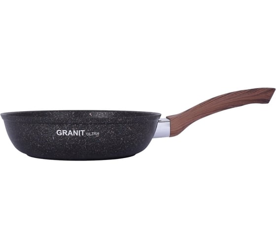 Сковорода Kukmara линия Granit ultra 260 мм с ручкой, антипригарное покрытие blue сгг260а