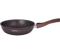 Сковорода Kukmara линия Granit ultra 220 мм со съемной ручкой, антипригарное покрытие red сга222а