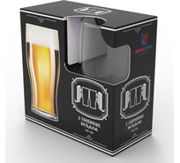 Набор бокалов Декостек Рin-up beer для пива 2шт, 500мл, арт. 304/2-Д ПС4668