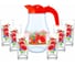 Набор для воды Декостек Маковое поле 7 пр. арт. 1607/6-Д СП1775 1