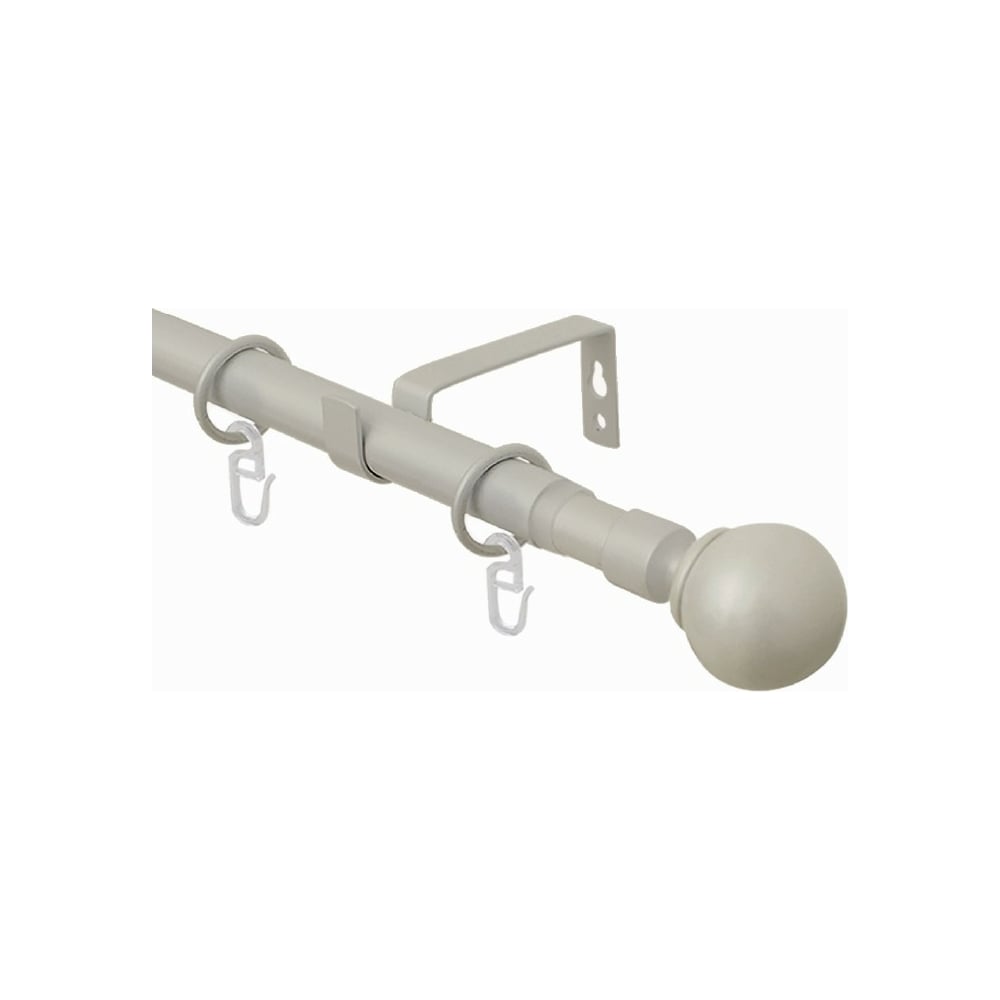 Телескопический металлический однорядный карниз для штор Arttex 160/300 ...