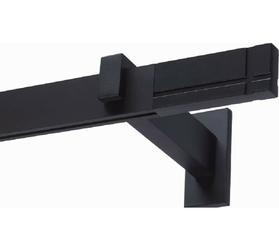 Однорядный карниз Arttex Хай-тек черный, 200 см, Лайн А0000030038 1