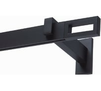 Однорядный карниз Arttex Хай-тек черный, 240 см, Фрейм А0000029882
