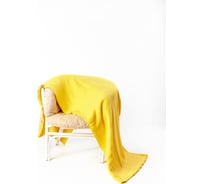 Плед Tplus 1500x2000 мм, флис, желтый T016717