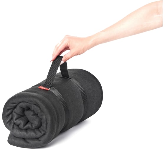 Плед Tplus 1500x2000 мм, флис, черный T013982