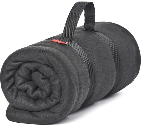 Плед Tplus 1500x1500 мм, флис, черный T013980