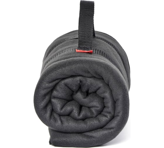 Плед Tplus 1500x1500 мм, флис, черный T013980