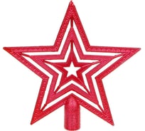 Звезда на макушку ёлки Сноубум 9.7 см, пластик 344-143