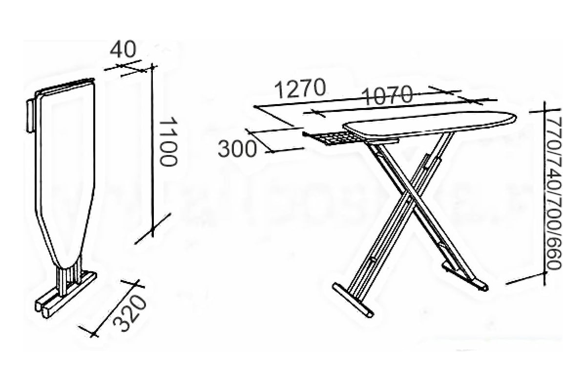 Утюжильный стол