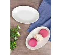 Набор блюд для сервировки Nouvelle Маршмеллоу, 19x12,5 см, 2 шт. 0530117-Н2