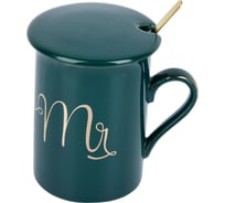 Кружка с крышкой и ложкой Nouvelle Mr, 340 мл 1060064-4