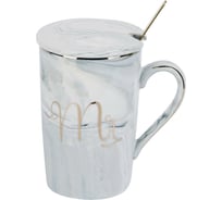 Кружка с крышкой и ложкой Nouvelle Mr, 380 мл 1060062-2