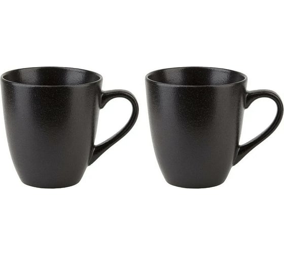Набор кружек Nouvelle Black Stone, 340 мл, 2 шт. 0540156-Н2