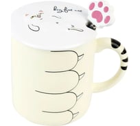 Кружка с крышкой и ложкой Nouvelle Big fat cat, 430 мл 1760184-3