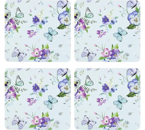 Набор сервировочных салфеток Nouvelle Floristry плейсматов 4 шт, 30x28 см 4430489-Н4 1