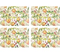Набор сервировочных салфеток Nouvelle Апельсиновое чудо плейсматов 4 шт, 43x28 см 4430449-Н4