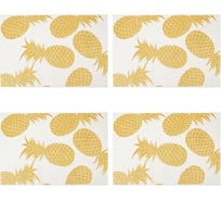 Набор сервировочных салфеток Nouvelle Ананас/white плейсматов 4 шт, 45x30 см 9903338-3-Н4