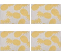 Набор сервировочных салфеток Nouvelle Ананас/grey плейсматов 4 шт, 45x30 см 9903338-2-Н4