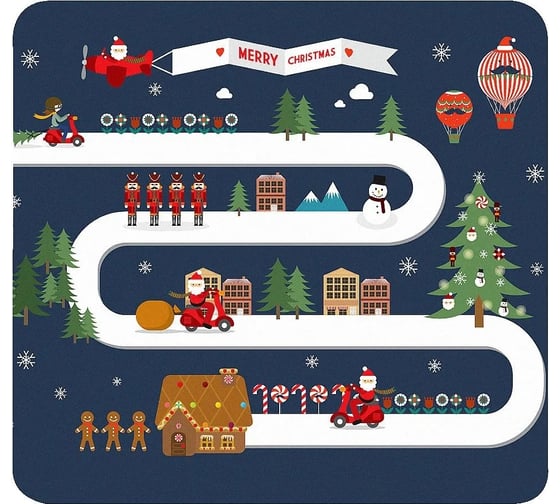 Набор сервировочных салфеток Nouvelle Happy Holidays плейсматов 4 шт, 30x28 см N4430528-Н4 1