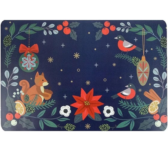 Набор сервировочных салфеток Nouvelle Happy Holidays плейсматов 4 шт, 43x28 см N4430517-Н4 1