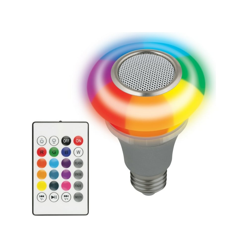 Светодиодный светильник Volpe ULI-Q340 5W/RGB/E27 SILVER UL-00003997 ...