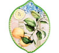 Подставка под горячее Nouvelle Lemon с пробкой, 23x18 см 4730186-1