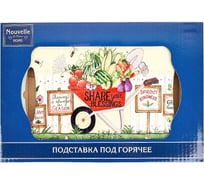 Подставка под горячее Nouvelle Дача с пробкой, 14x22 см 4730187-2