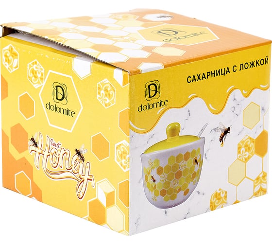 Сахарница Dolomite Honey с ложкой 450 мл L2520961