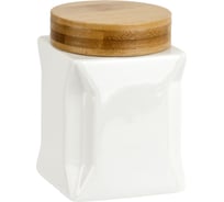 Банка для сыпучих продуктов Nouvelle Naturel с бамбуковой крышкой, 350 мл 2631006