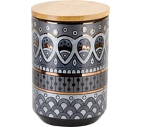 Банка для сыпучих продуктов Nouvelle Чайхана с бамбуковой крышкой, 820 мл 1120087