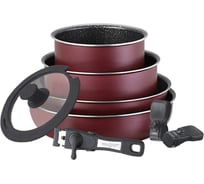 Набор посуды для приготовления пищи Remihof ASTER red ЦБ-00000323