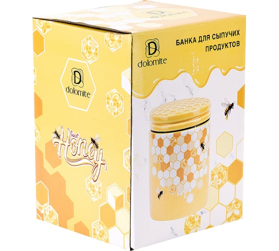 Банка для сыпучих продуктов Dolomite Honey 630 мл L2520969