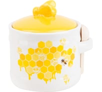 Банка для сыпучих продуктов Dolomite Honey с ложкой 450 мл L2520959