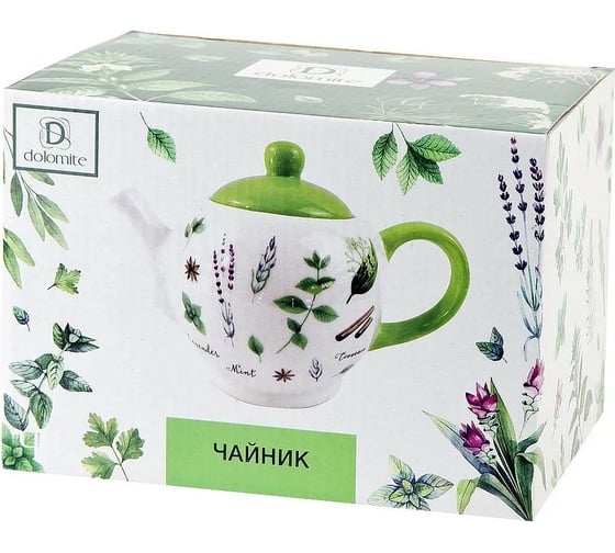 Заварочный чайник Dolomite Душистые травы 980 мл L2520936