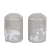 Набор для специй Dolomite Northland солонка, перечница на керамической подставке 10x4.5 см 2521137