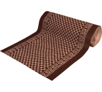 Влаговпитывающий коврик VORTEX Siesta 100х1500 см, без подложки, коричневый 24083