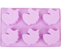 Форма для выпечки Nouvelle Единорог 6 ячеек, 26x17 см 9903276-2