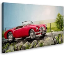 Постер Студия фотообоев Красная машина 50x80 2125005