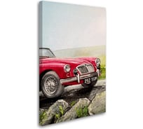 Постер Студия фотообоев Красная машина 120x75 2525005