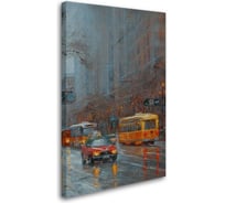 Постер Студия фотообоев Дождливый город 75x120 2426605