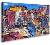 Постер Студия фотообоев Акварельный город 120x75 2525871