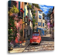 Постер Студия фотообоев Испанская улица 50x50 2326652